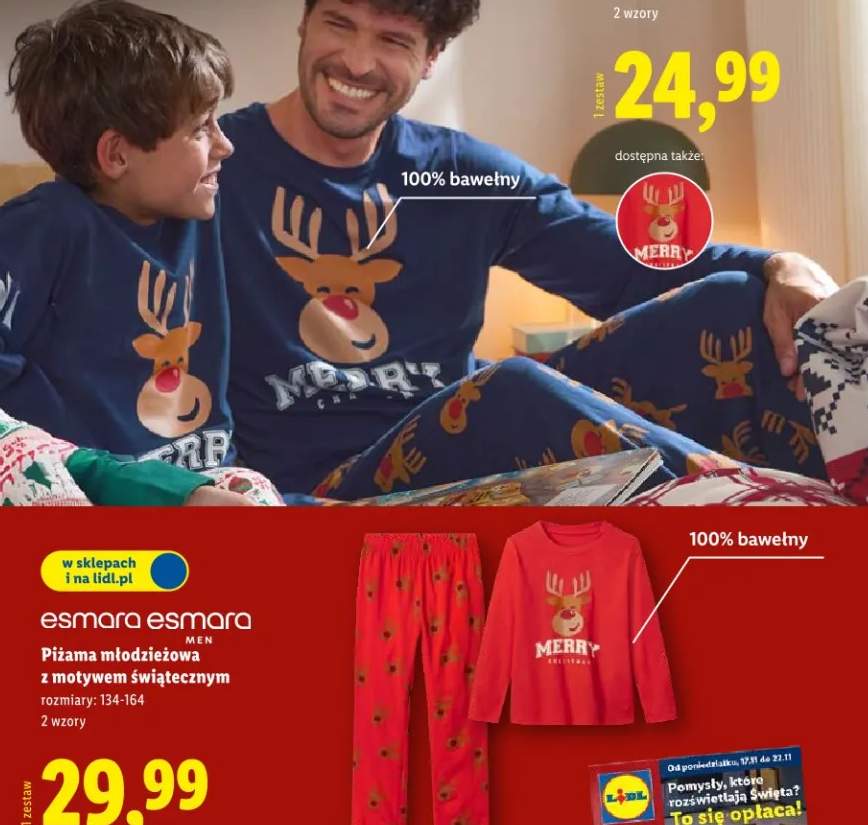 piżama młodzieżowa