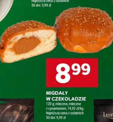 migdały w czekoladzie