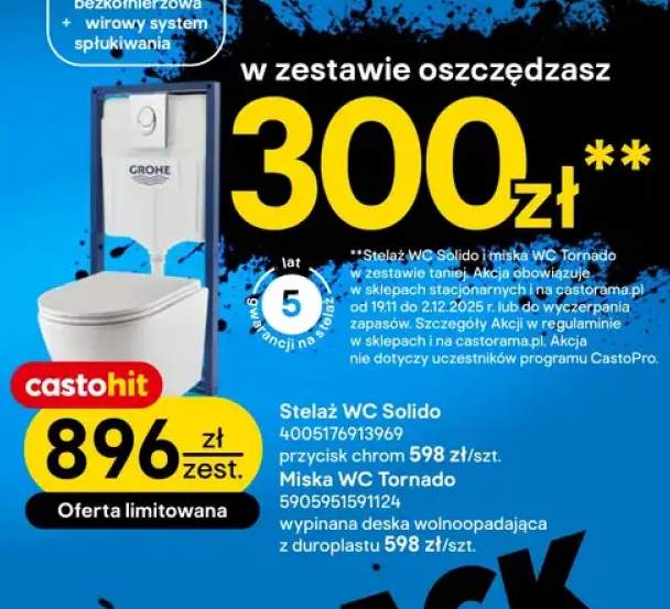 zestaw podtynkowy wc