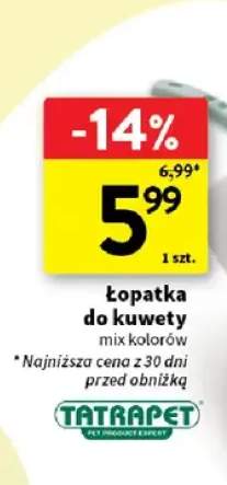 łopatka do kuwety