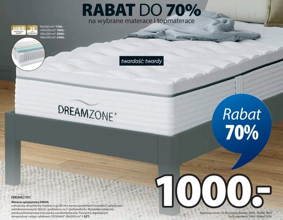 materac sprężynowy