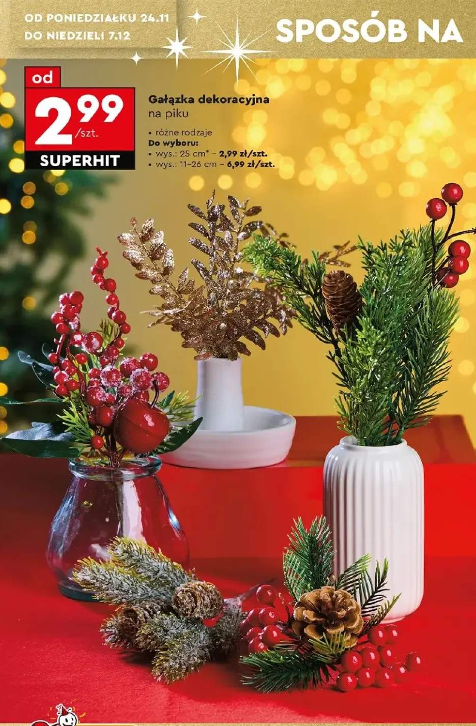 gałązka dekoracyjna