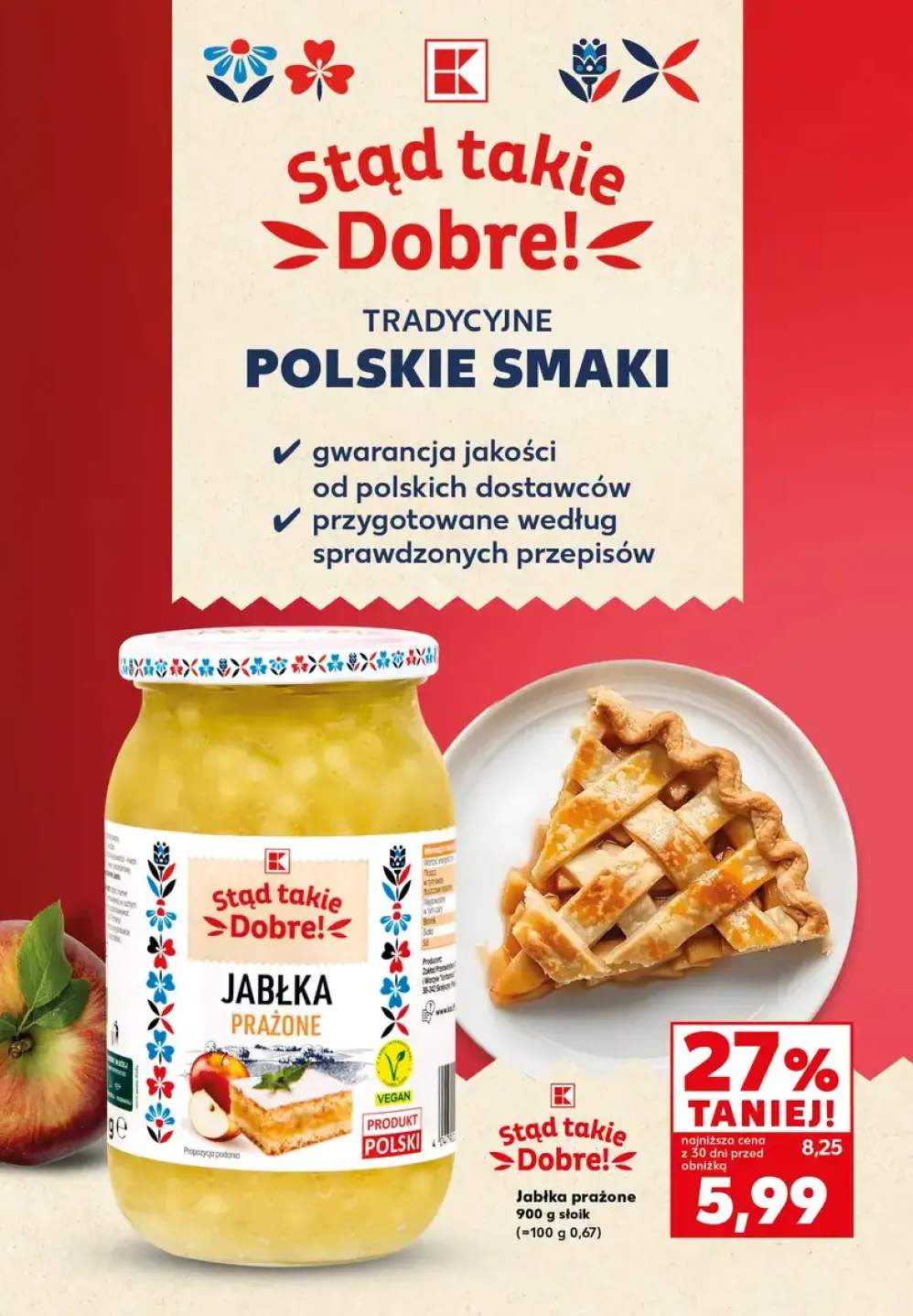 jabłka prażone