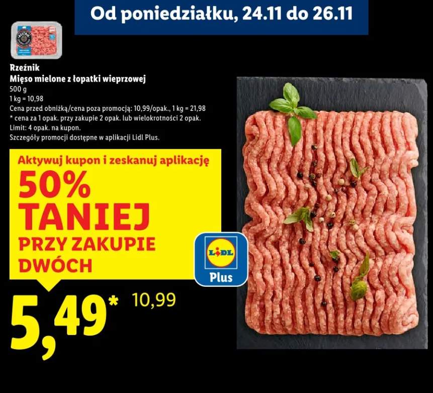 mięso mielone z łopatki