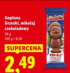 mikołaj z czekolady