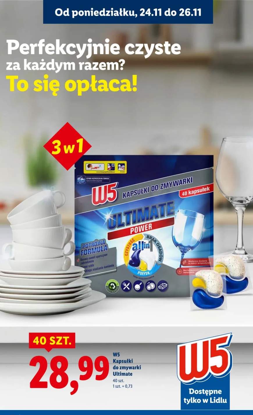 kapsułki do zmywarki