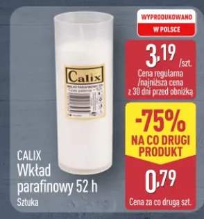 wkład parafinowy do znicza