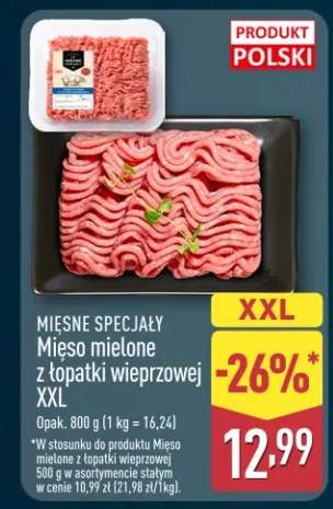 mięso mielone z łopatki