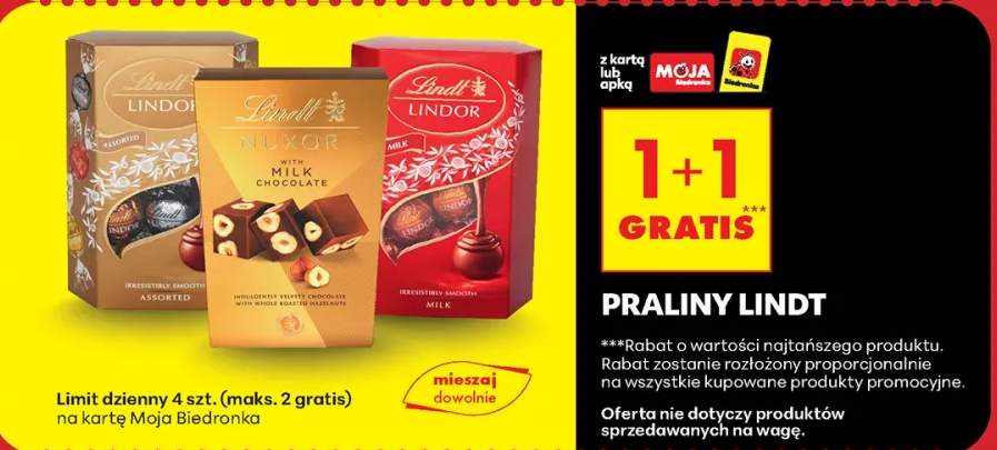 praliny Lindt