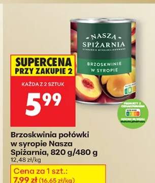 brzoskwinie w syropie