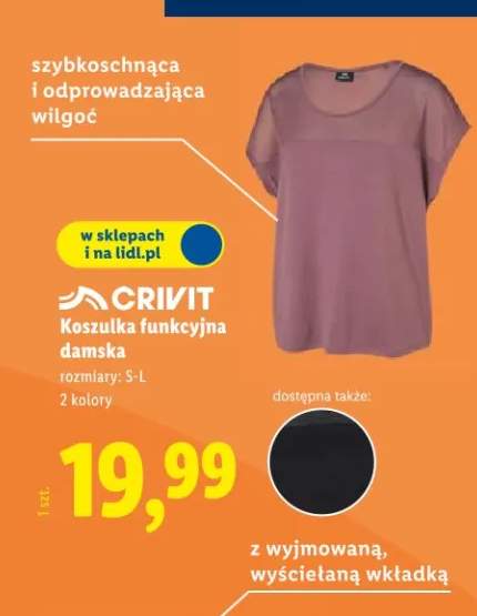 koszulka funkcyjna damska