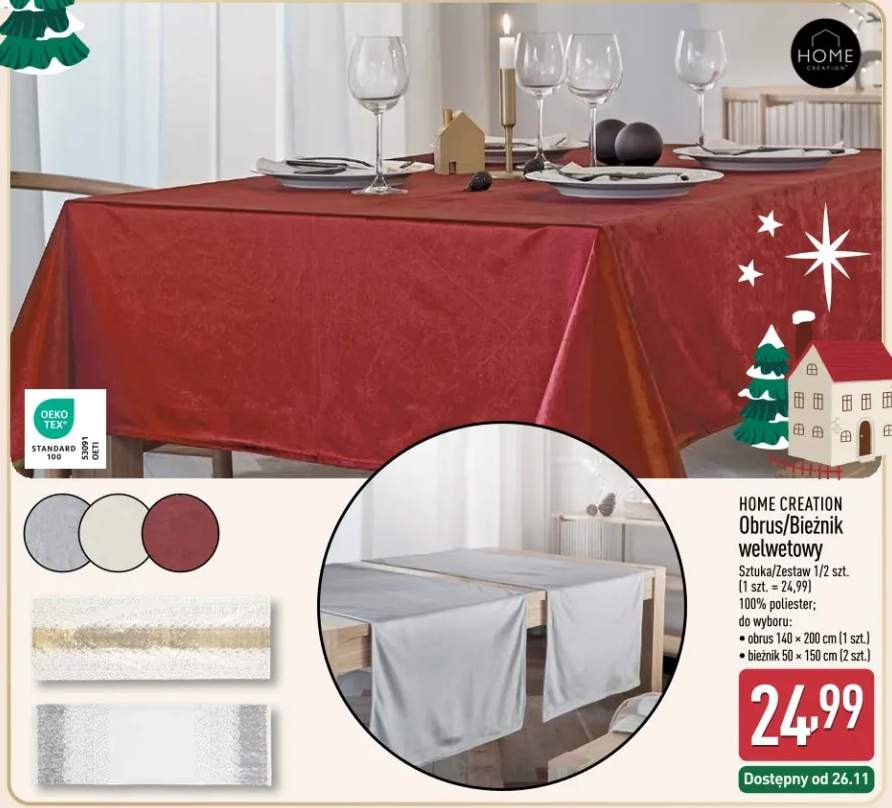 obrus świąteczny