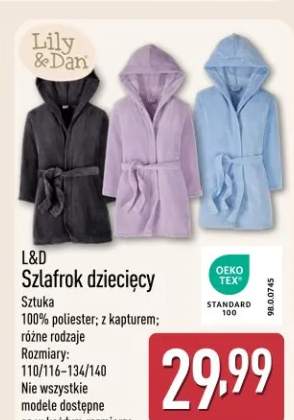 szlafrok dziecięcy