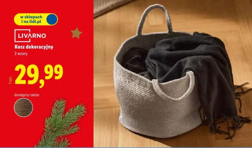 kosz dekoracyjny
