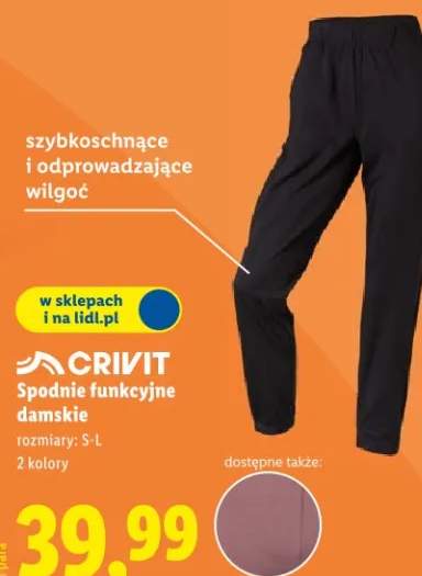 spodnie funkcyjne damskie