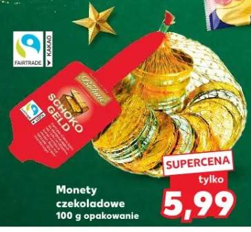 monety czekoladowe