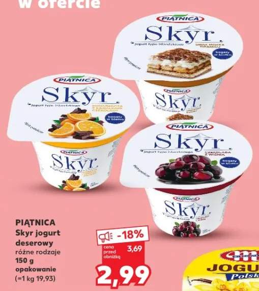 Skyr jogurt islandzki