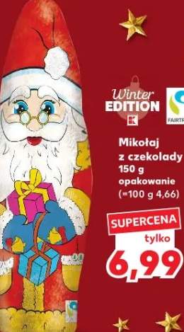 mikołaj z czekolady