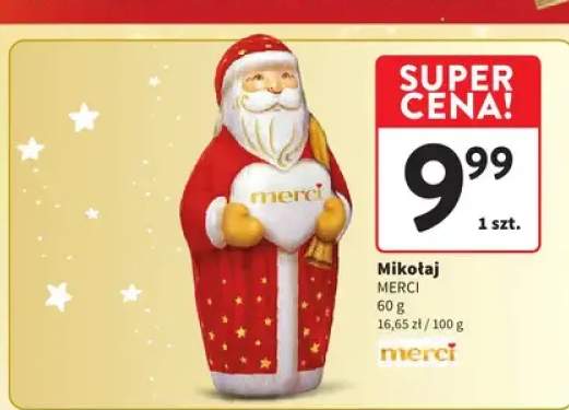 mikołaj z czekolady