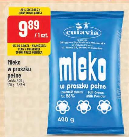 mleko w proszku