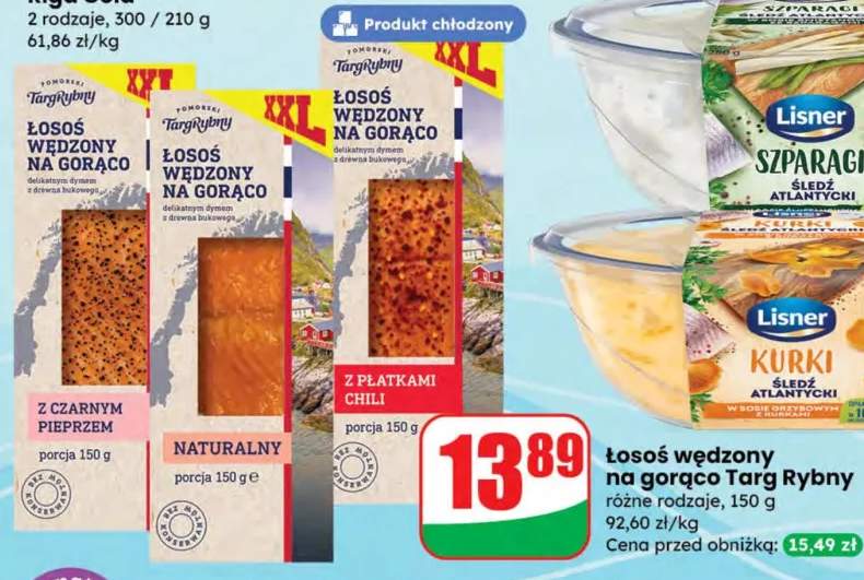 łosoś wędzony na gorąco