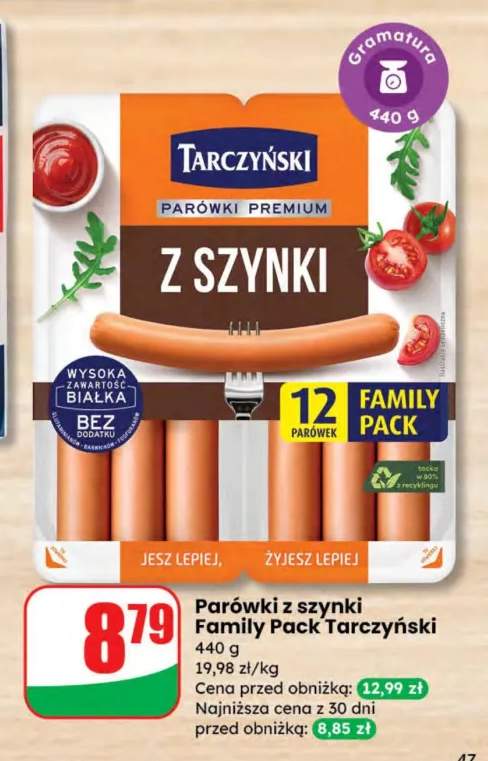 parówki z szynki