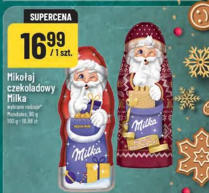 mikołaj z czekolady