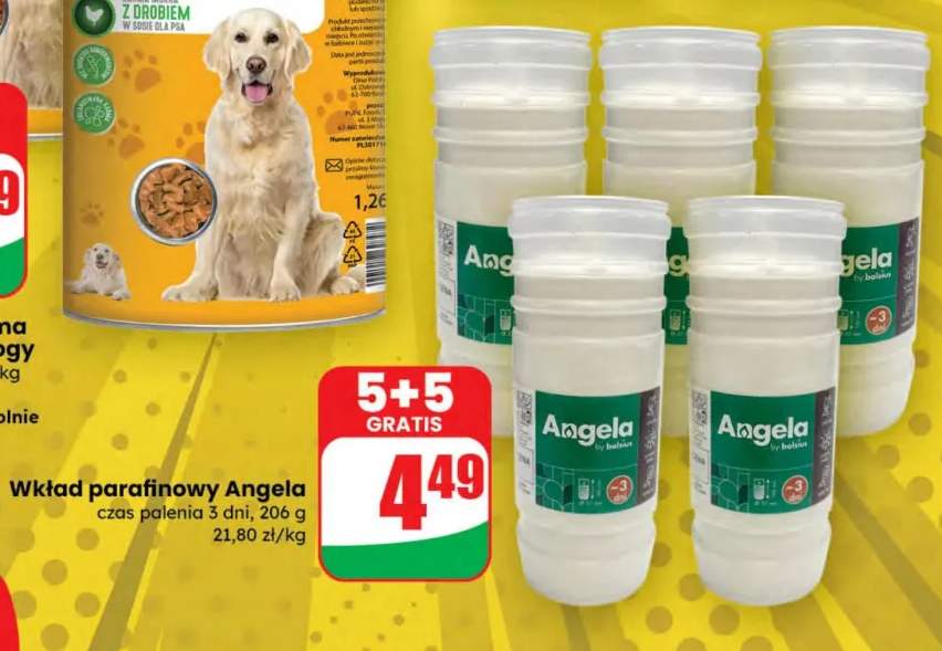 wkład parafinowy do znicza