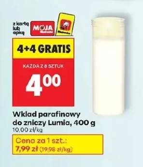 wkład parafinowy do znicza