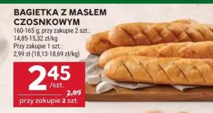 bagietka z masłem czosnkowym