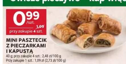 pasztecik z pieczarkami