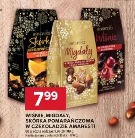 migdały w czekoladzie