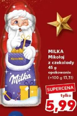 mikołaj z czekolady