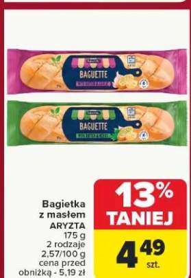 bagietka z masłem czosnkowym