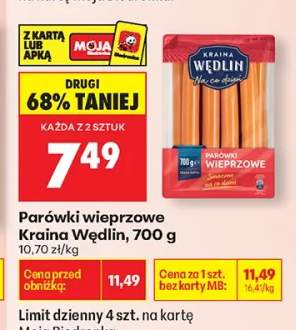 parówki wieprzowe