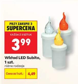 wkład LED do znicza