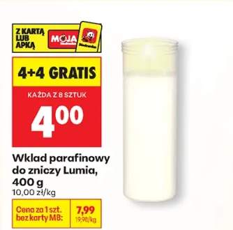 wkład parafinowy do znicza