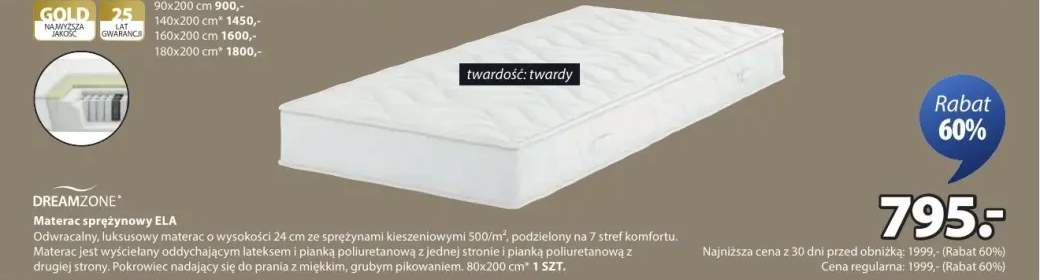 materac sprężynowy