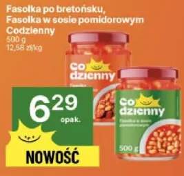 fasolka w sosie pomidorowym