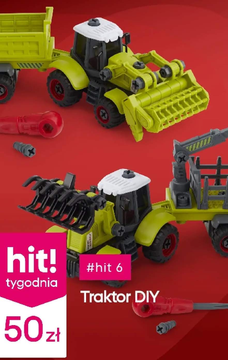 zabawka traktor