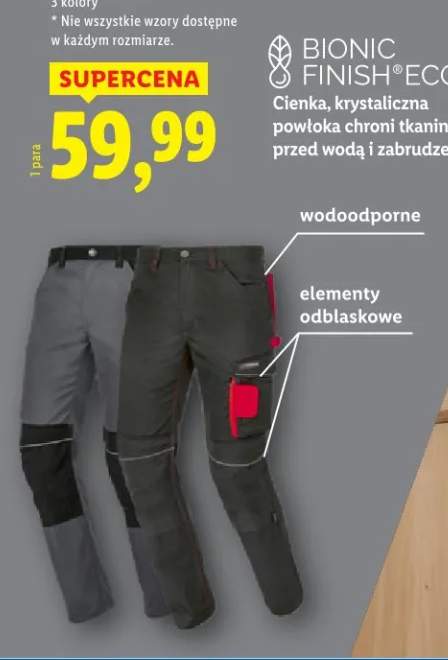 spodnie robocze