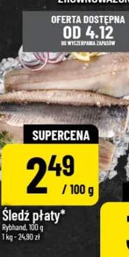 śledź płaty
