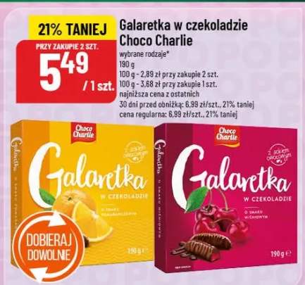 galaretki w czekoladzie