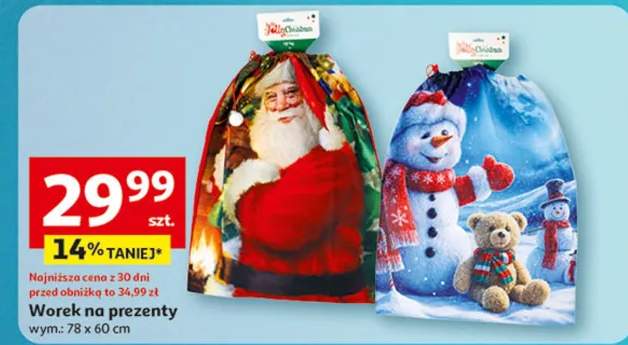 worek na prezenty