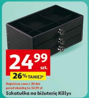 szkatułka na biżuterię