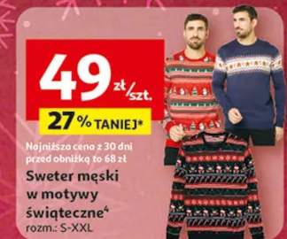 sweter męski