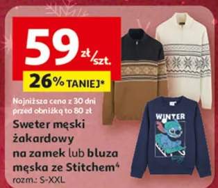 sweter męski