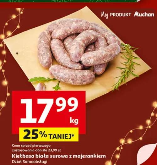 kiełbasa biała surowa