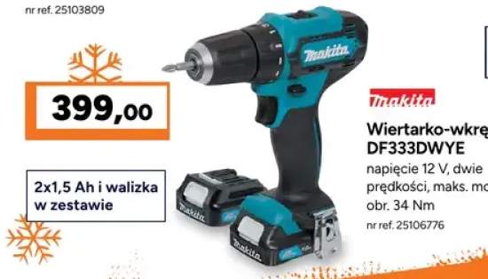 wiertarko-wkrętarka akumulatorowa