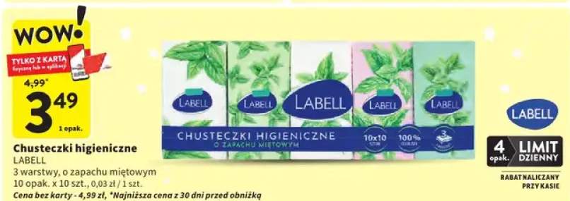 chusteczki higieniczne